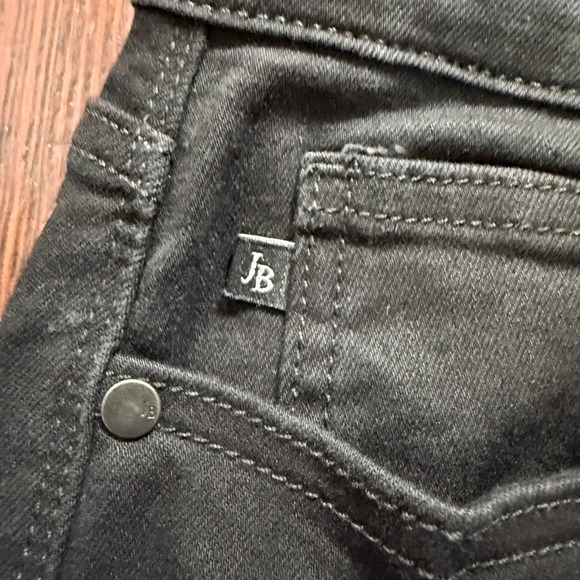 Judy Blue Jeans Womens 16W Black Bootcut High Rise Stretch Raw Hem Button Fly - Picture 7 of 14